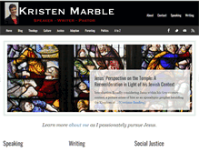 Tablet Screenshot of kristenmarble.com